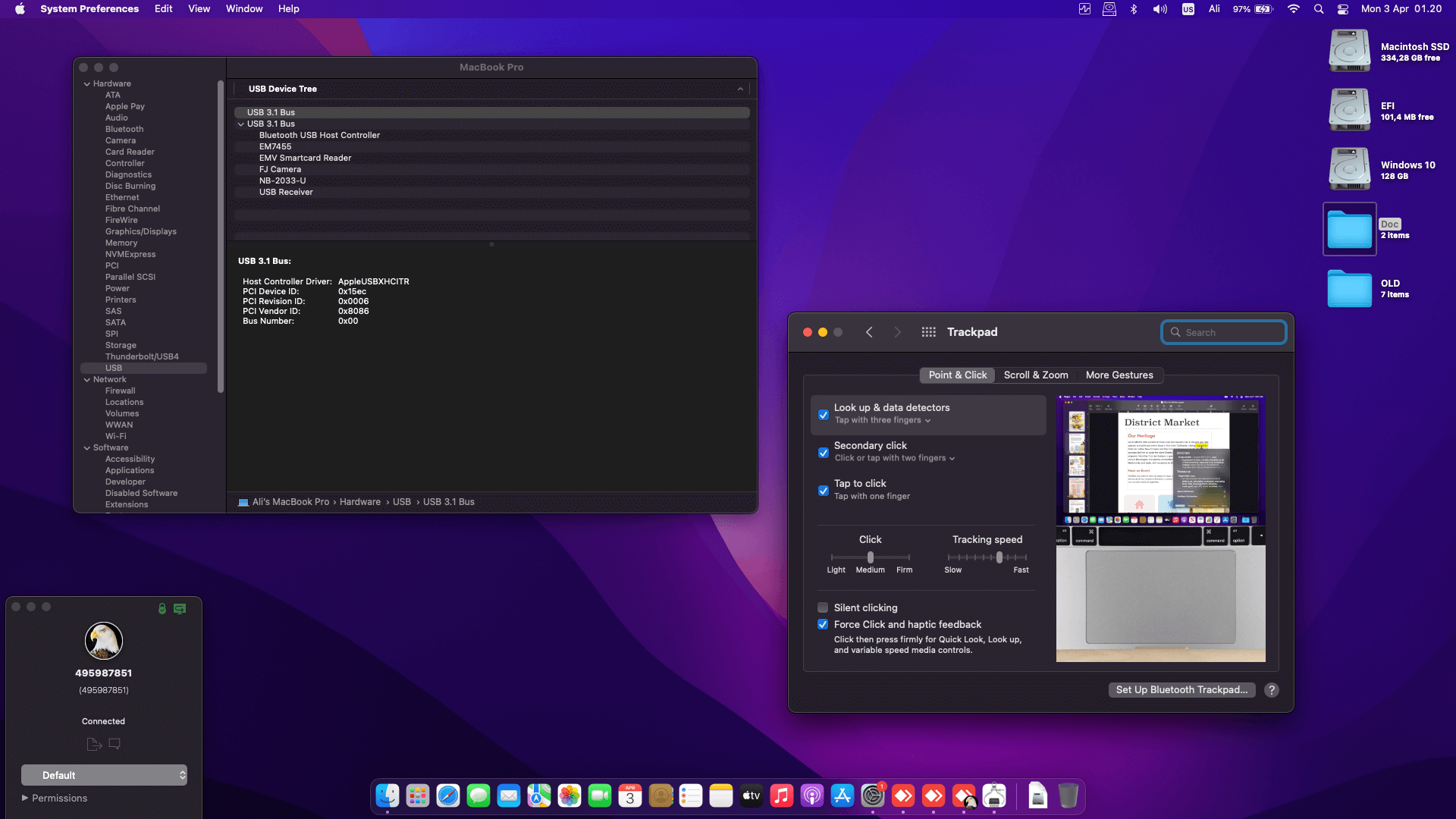Fujitsu LifeBook U939 [WhiskeyLake   Intel UHD 620 + I2C]   OpenCore 3